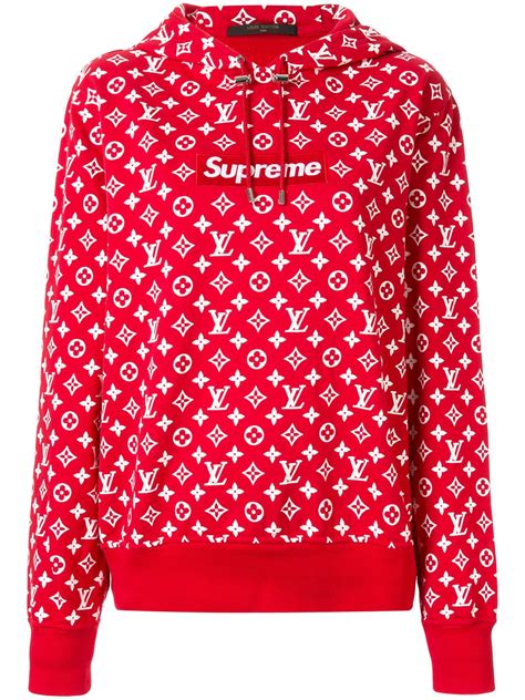 supreme x louis vuitton red hoodie replica|supreme Louis Vuitton shop.